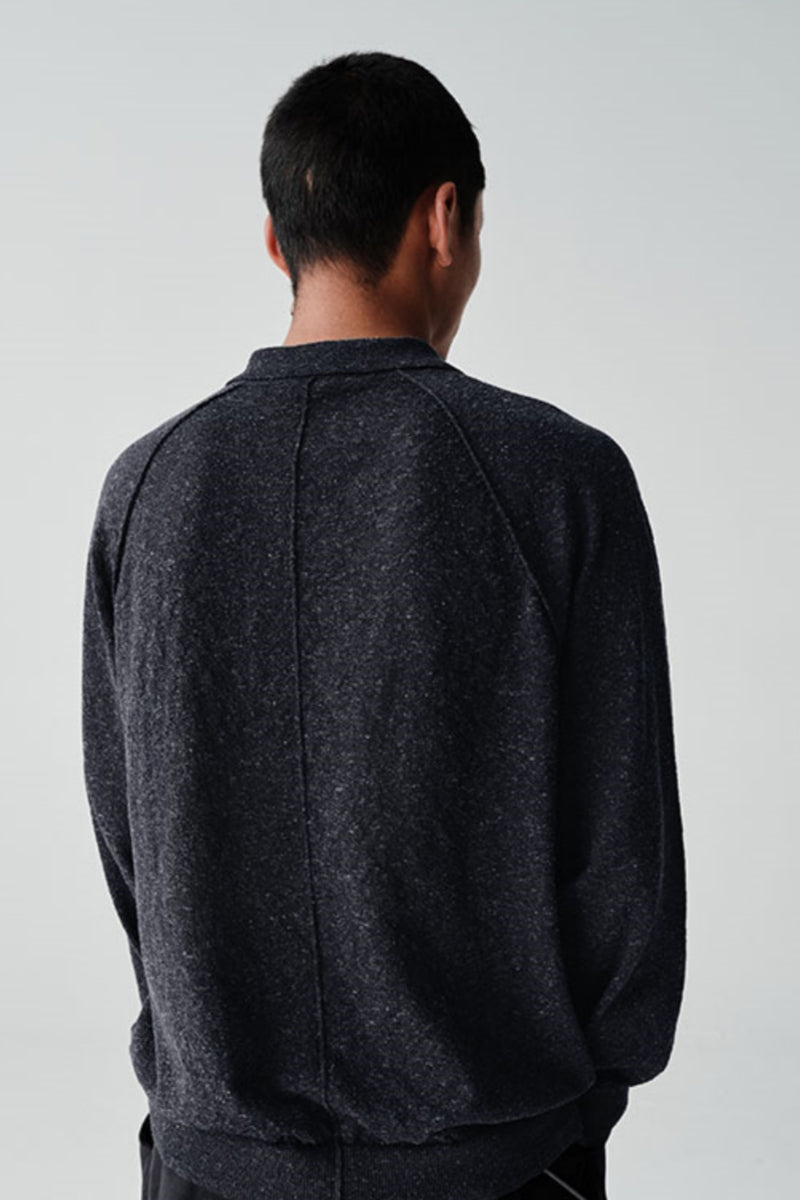 ハーフジップポロシャツニットセーターNLBLAZS002