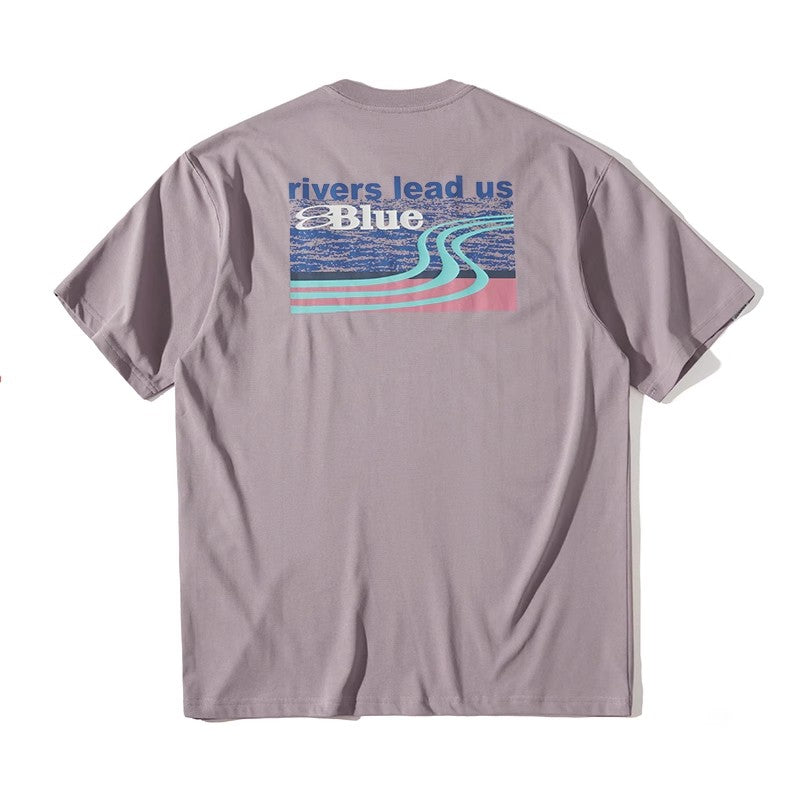 リバーフローデザインTシャツ24TMT014