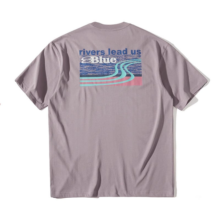 リバーフローデザインTシャツ24TMT014