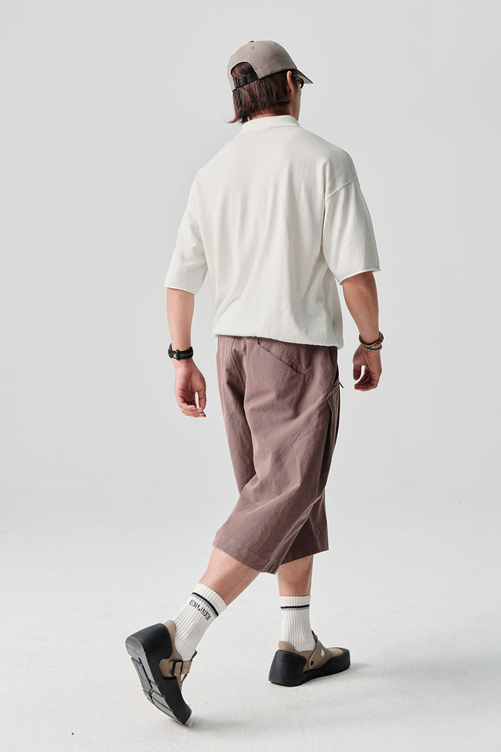 ABACELLニット半袖ポロシャツNLBLDPL002