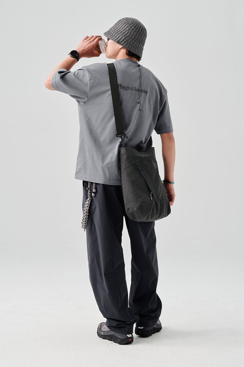 COOLMAXPRO渦巻きストーンプリント半袖TシャツNLBLDTX016