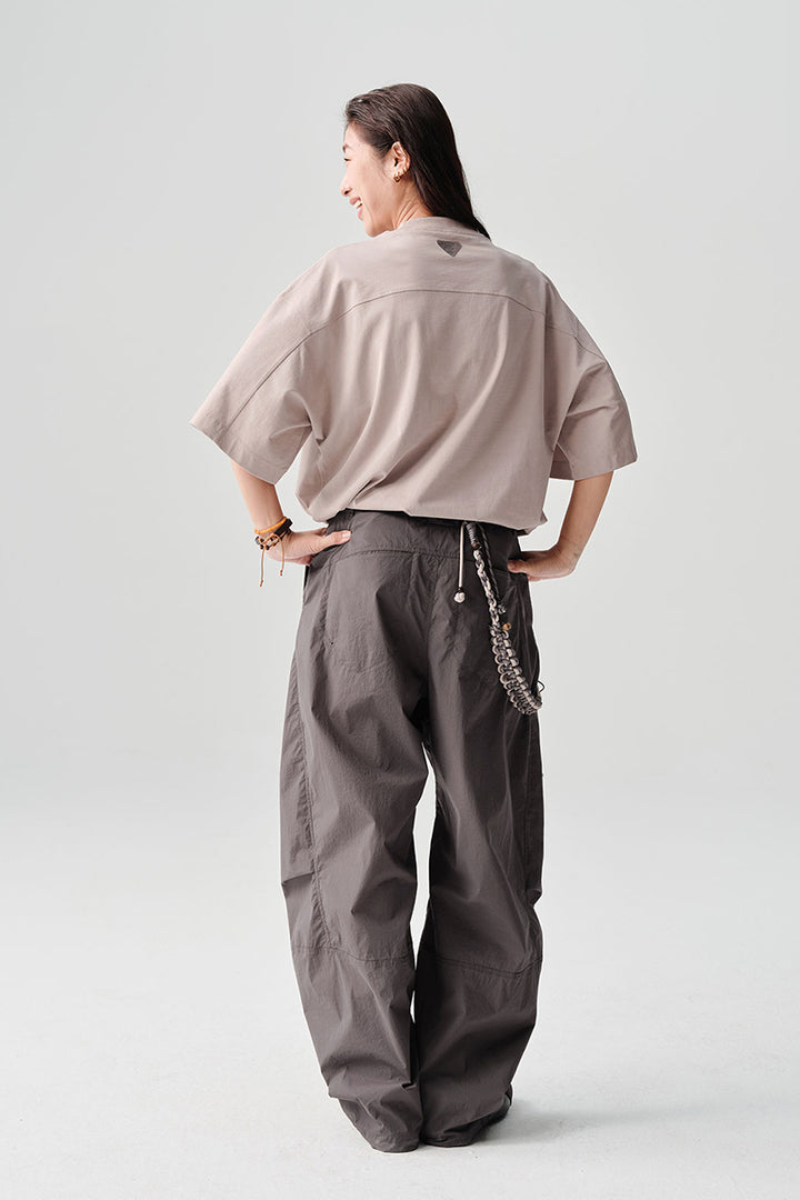 オーバーサイズ胸元ポケット付き半袖TシャツNLBLDTX003