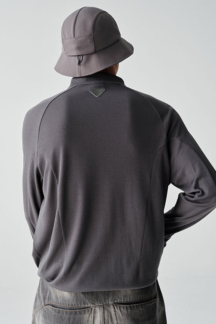 COOLMAXウールハーフジップTシャツNLBLCTX001