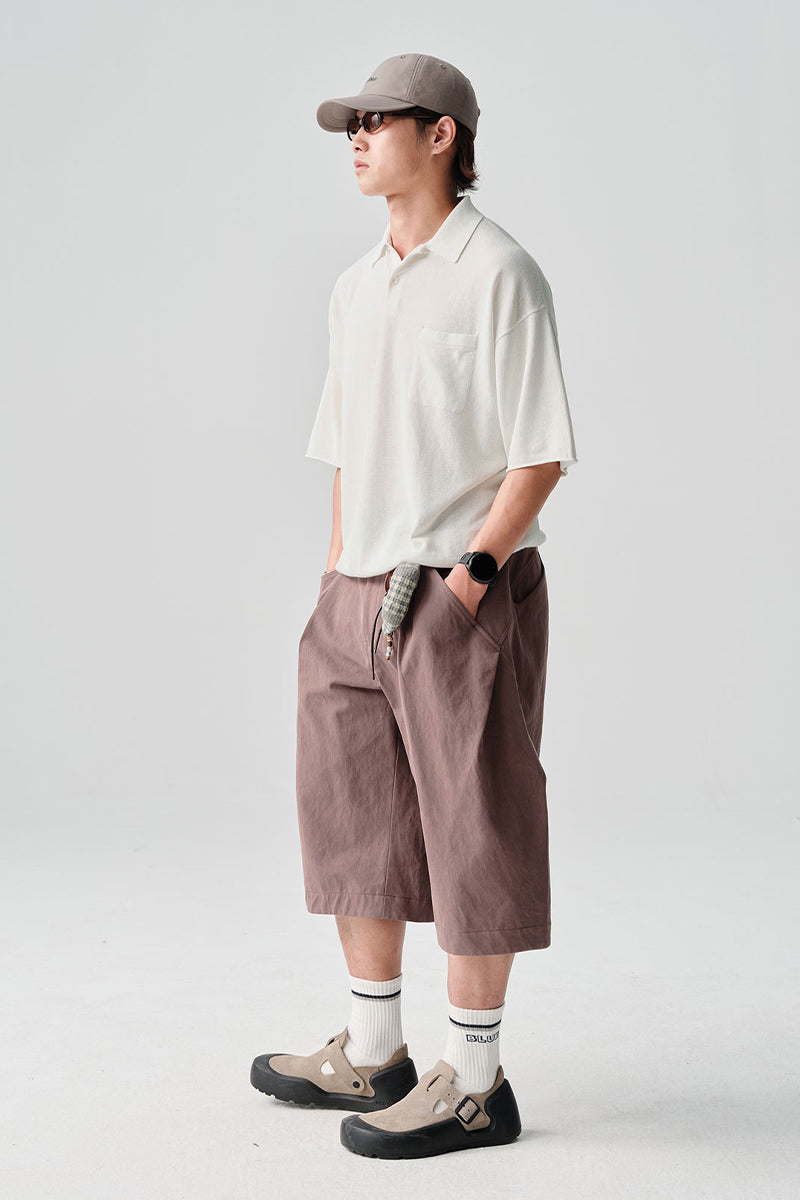 ABACELLニット半袖ポロシャツNLBLDPL002