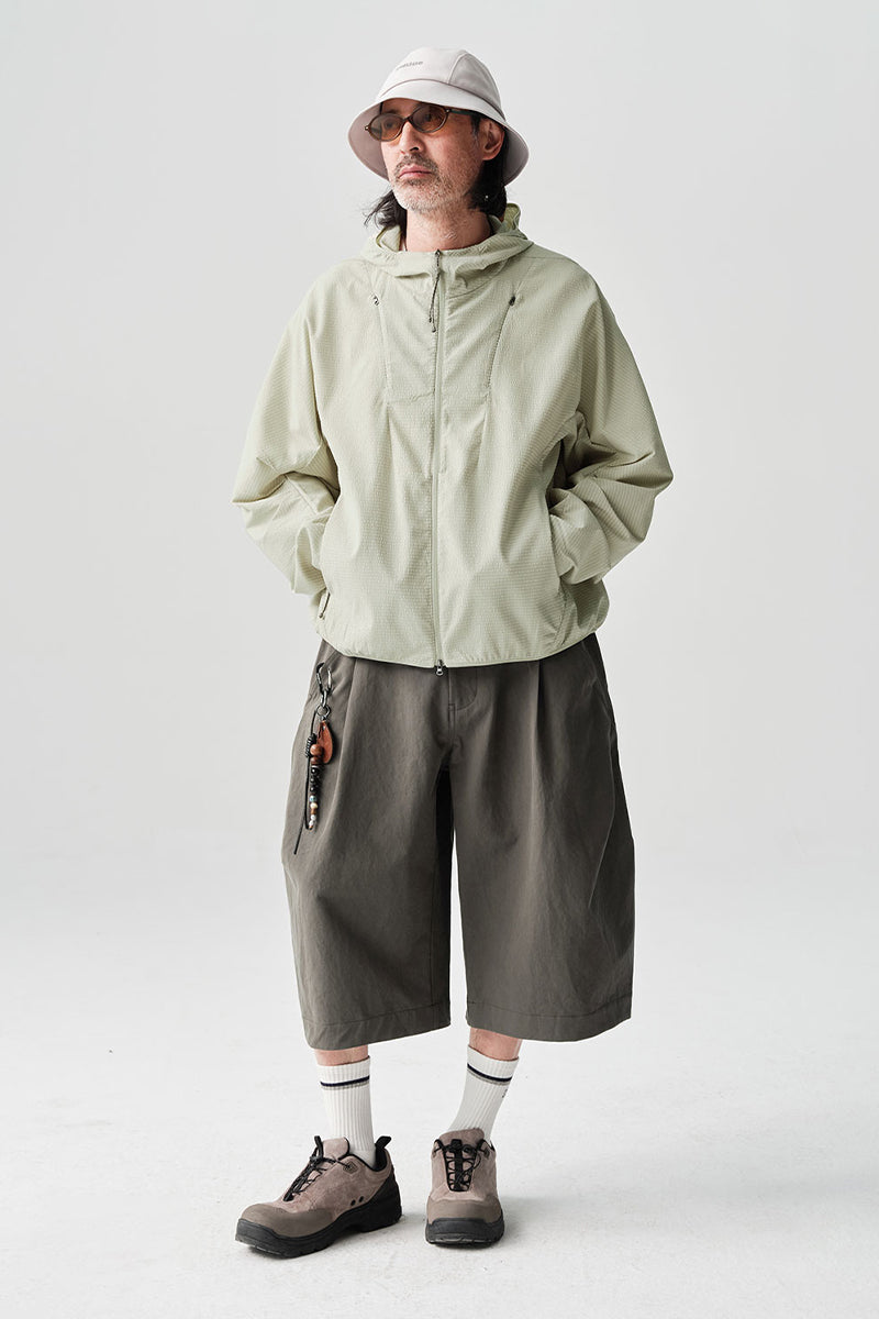 リップル生地フード付きアウターNLBLBJK004