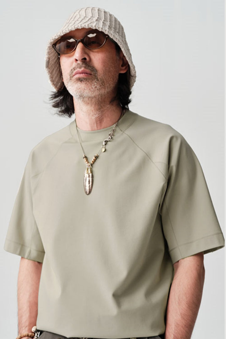 カジュアルラウンドネック半袖TシャツNLBLDTX007