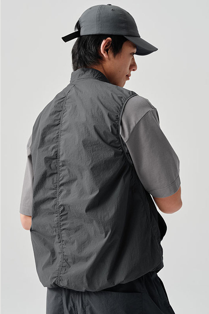 MICROFT撥水スタンドカラーベストNLBLDMJ004