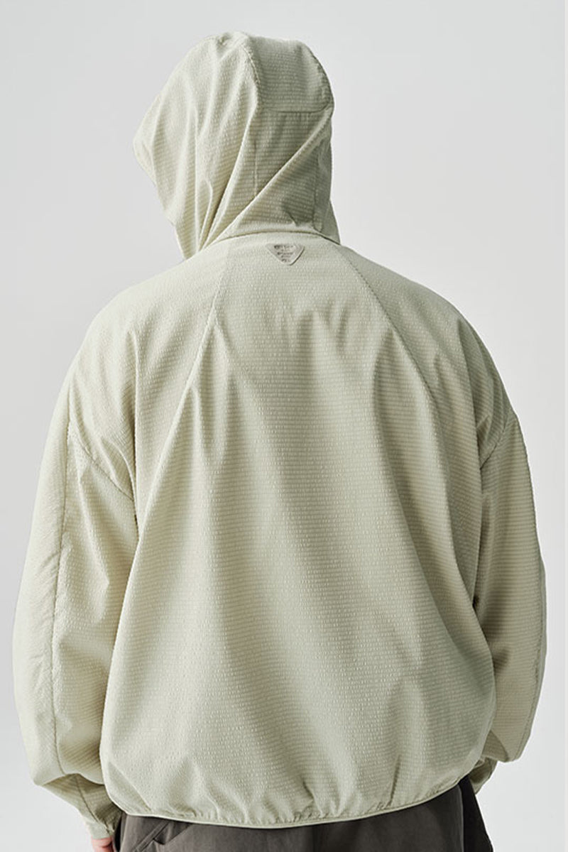 リップル生地フード付きアウターNLBLBJK004