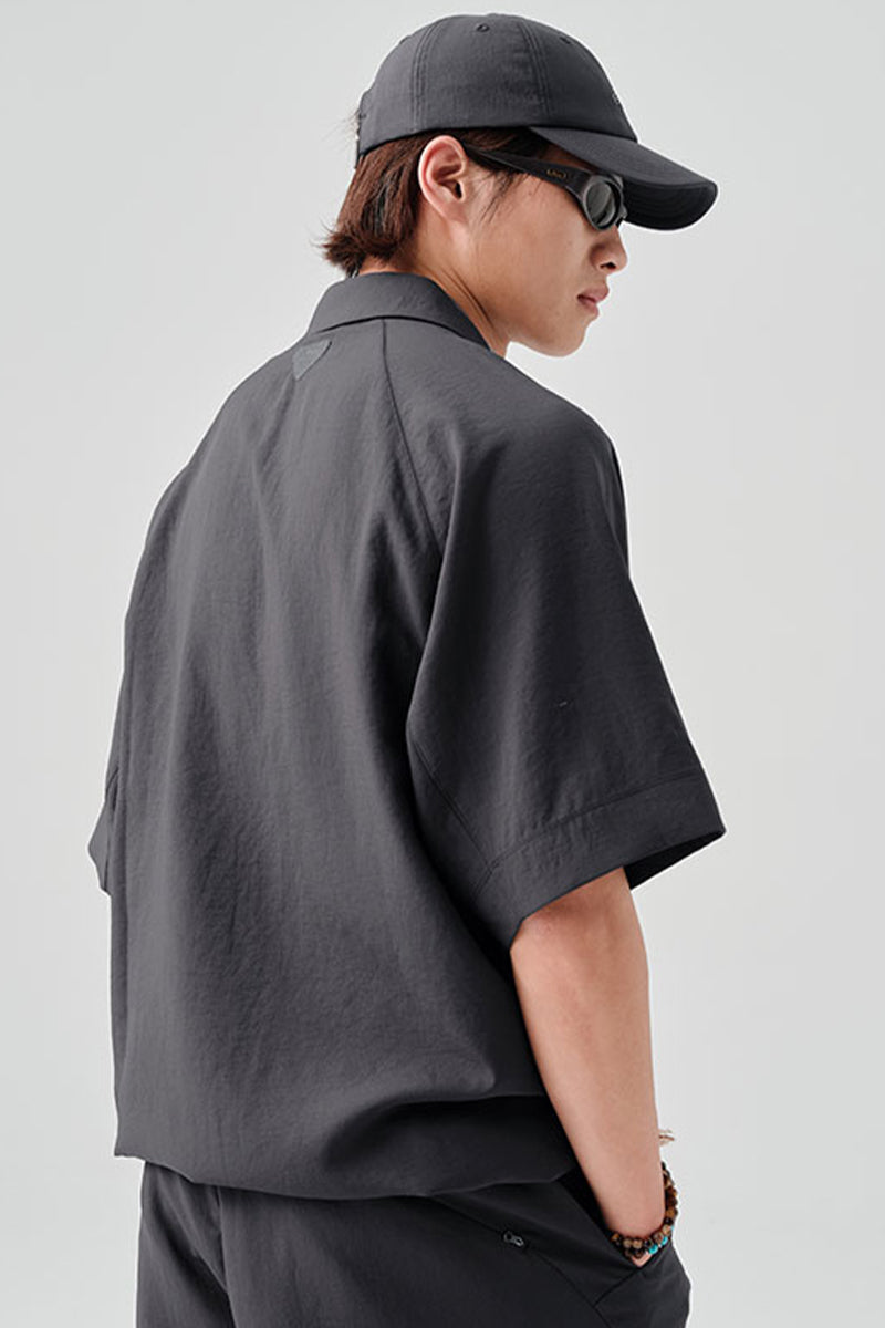 MICROFTオーバーサイズ半袖ポロシャツNLBLDPL001