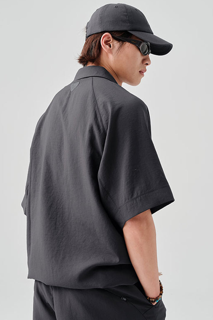 MICROFTオーバーサイズ半袖ポロシャツNLBLDPL001