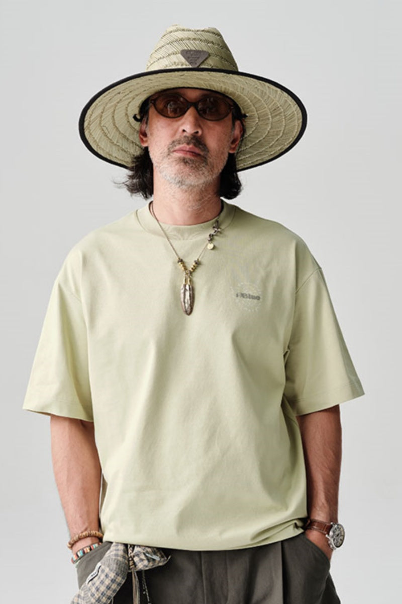 COOLMAXPRO渦巻きストーンプリント半袖TシャツNLBLDTX016