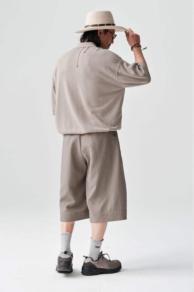 ABACELLニット半袖ポロシャツNLBLDPL002