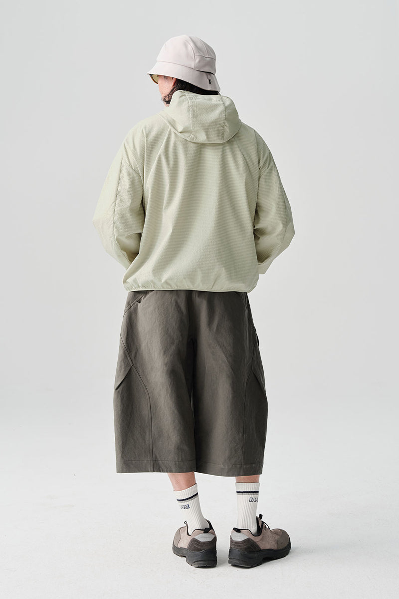 リップル生地フード付きアウターNLBLBJK004