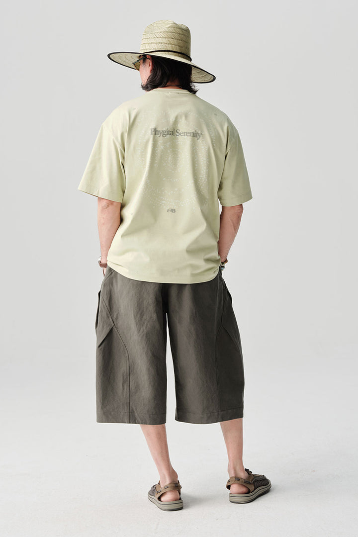 COOLMAXPRO渦巻きストーンプリント半袖TシャツNLBLDTX016