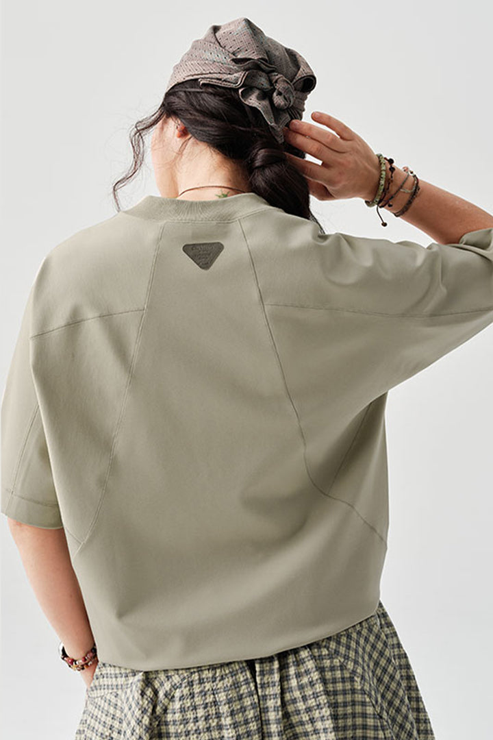 カジュアルラウンドネック半袖TシャツNLBLDTX007