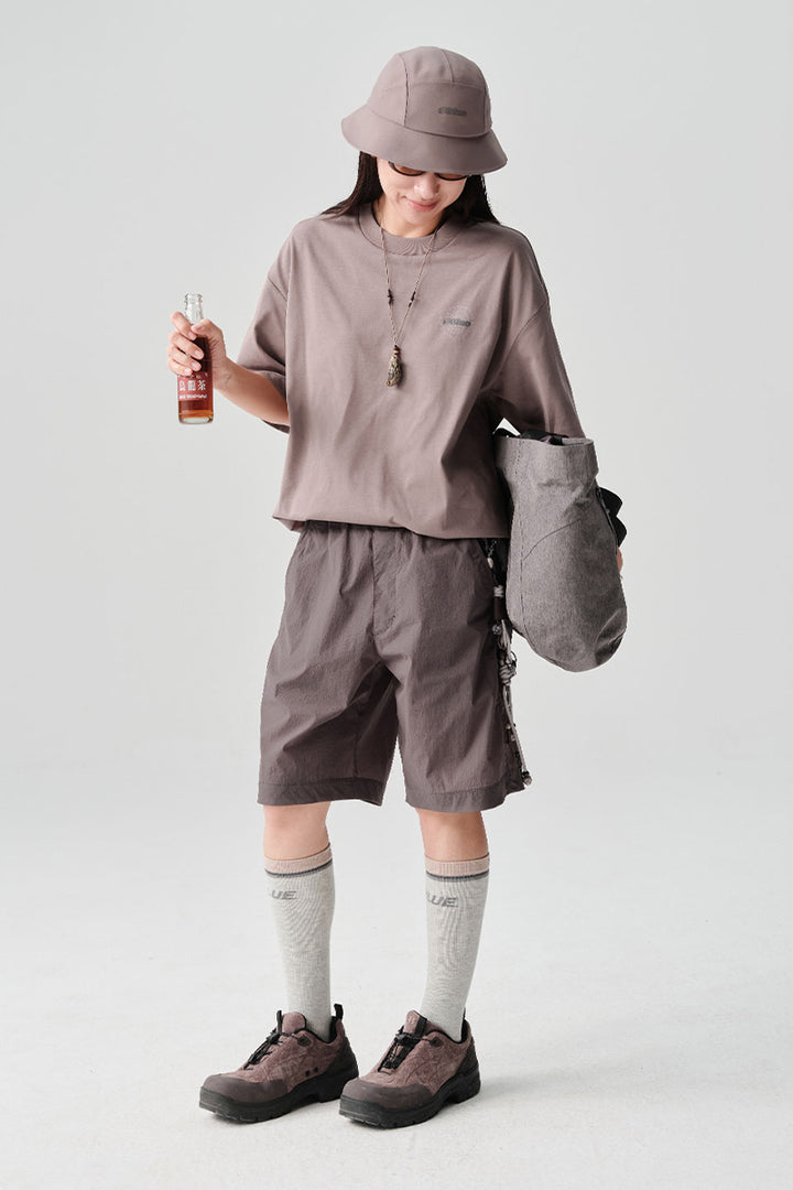 COOLMAXPRO渦巻きストーンプリント半袖TシャツNLBLDTX016