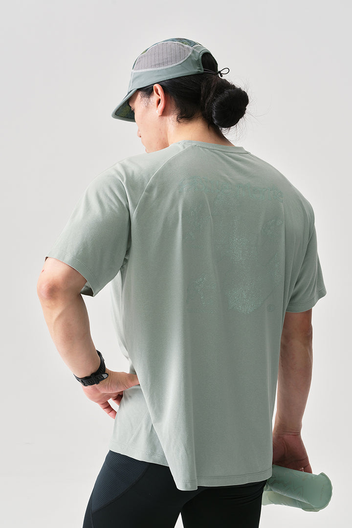 POLARTECカエルプリント抗菌加工TシャツNLBLDTX034