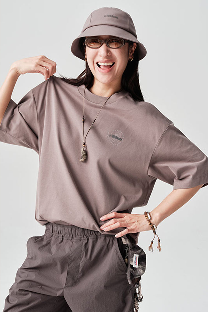 COOLMAXPRO渦巻きストーンプリント半袖TシャツNLBLDTX016