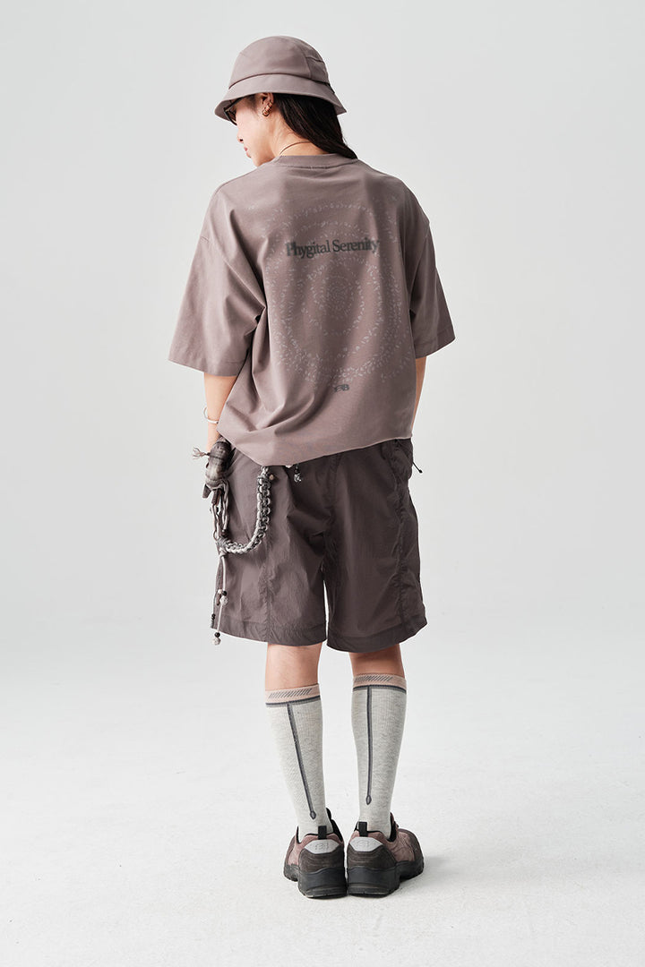 COOLMAXPRO渦巻きストーンプリント半袖TシャツNLBLDTX016