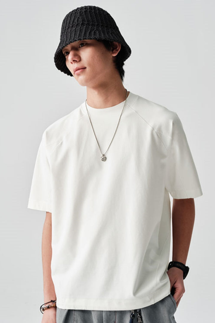 カジュアルラウンドネック半袖TシャツNLBLDTX007