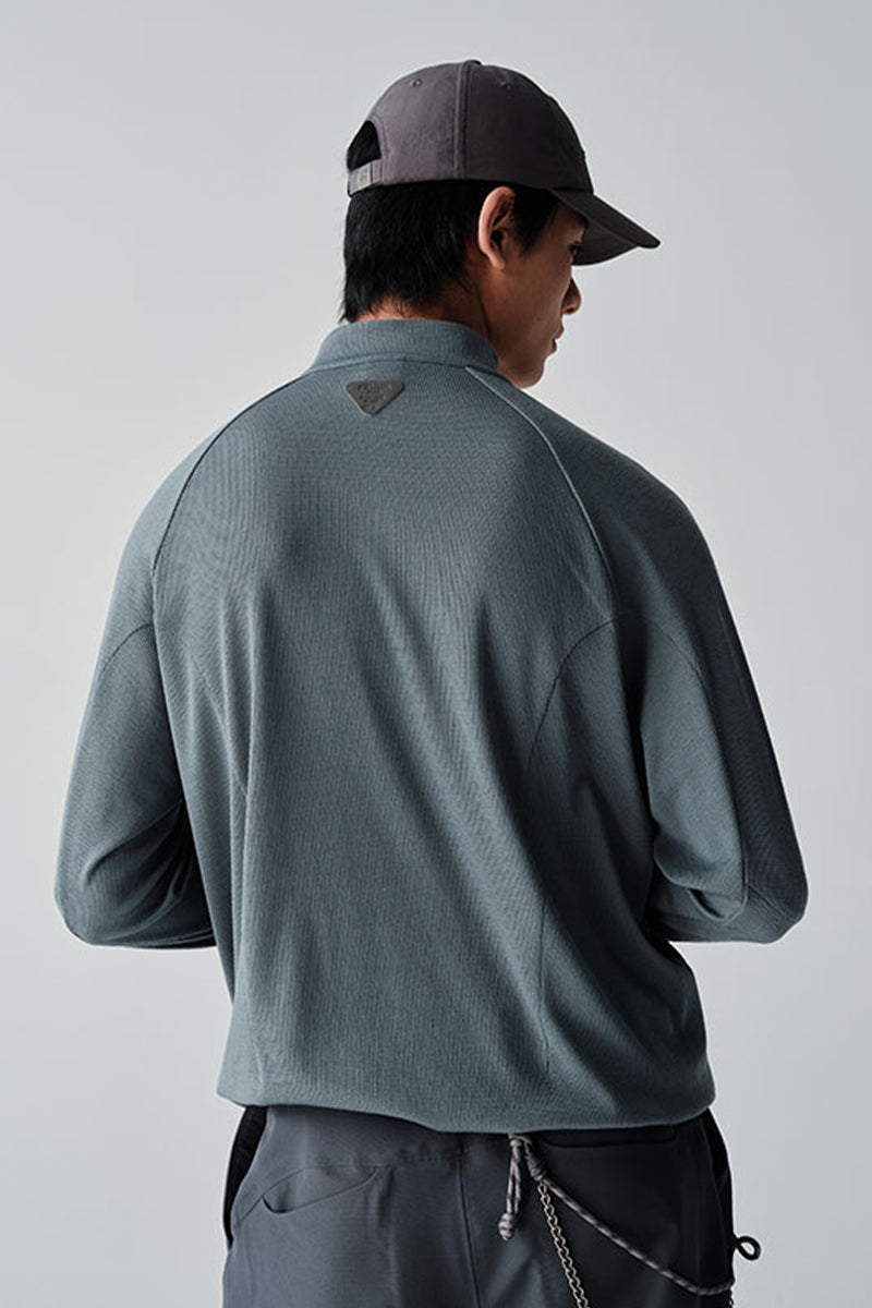 COOLMAXウールハーフジップTシャツNLBLCTX001