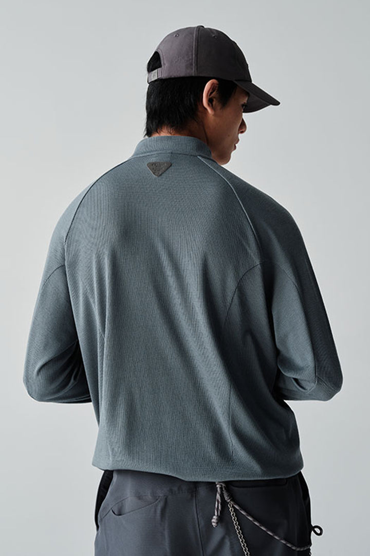 COOLMAXウールハーフジップTシャツNLBLCTX001