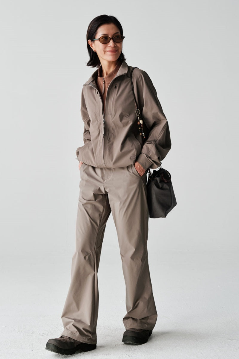 SOLOTEXスリムフレアパンツウィメンズNLBLACK009