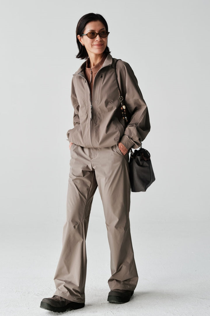 SOLOTEXスリムフレアパンツウィメンズNLBLACK009