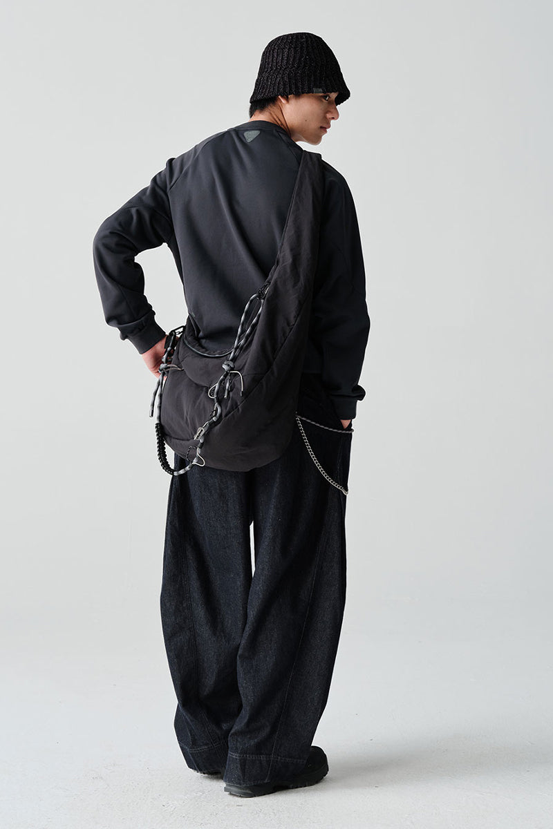 ジップポケット付き裏起毛シャツ25BLWY022