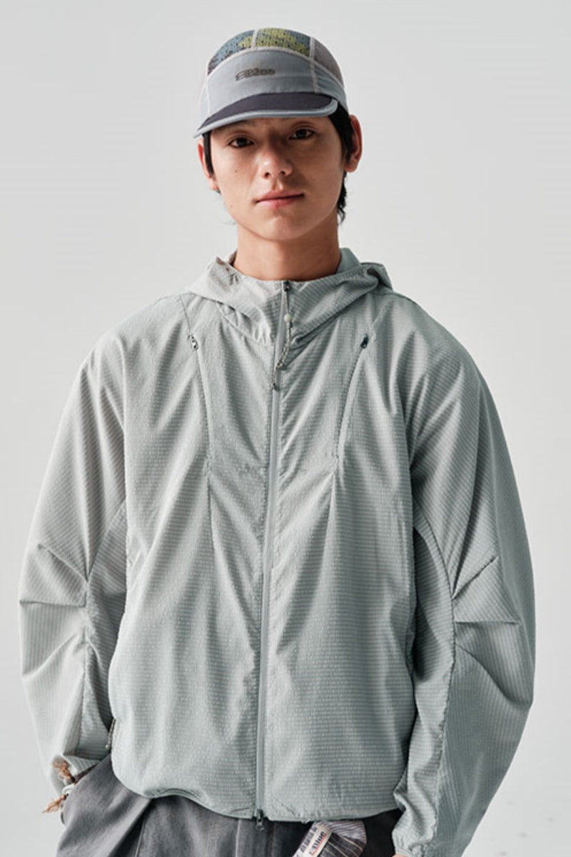 リップル生地フード付きアウターNLBLBJK004