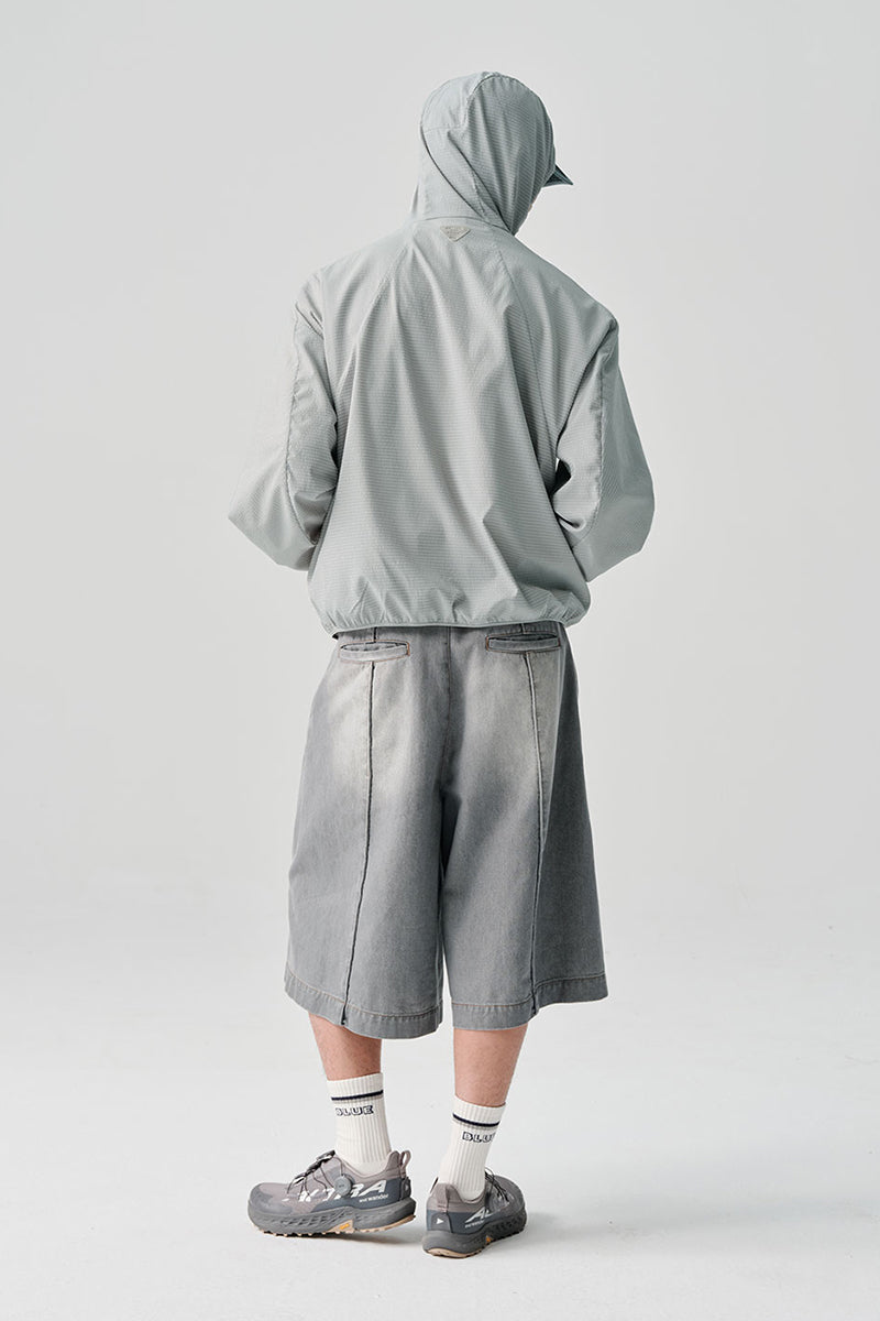 リップル生地フード付きアウターNLBLBJK004