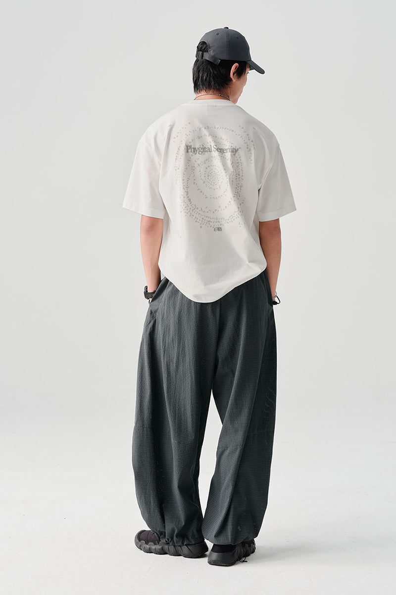 COOLMAXPRO渦巻きストーンプリント半袖TシャツNLBLDTX016