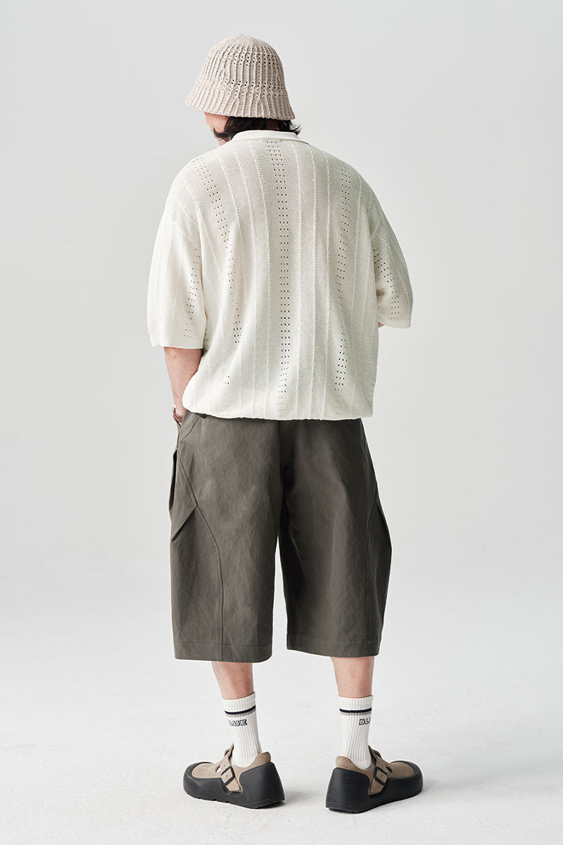 ABACELL半袖ニットカーディガンNLBLDCY003