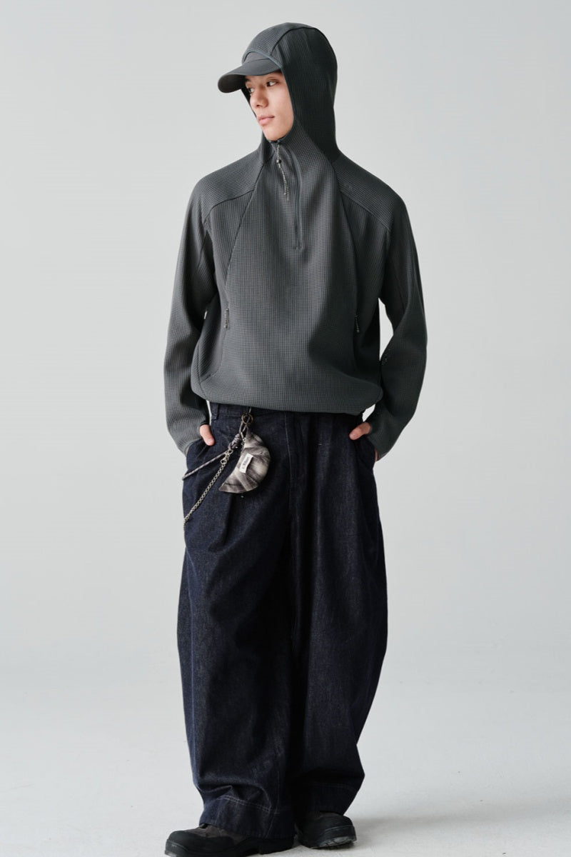 SILVADURメッシュハーフジップフーディーNLBLAWY004