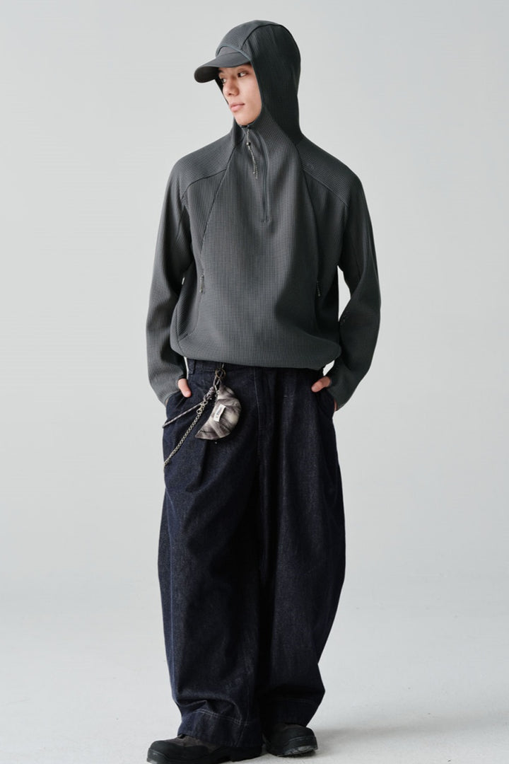 SILVADURメッシュハーフジップフーディーNLBLAWY004