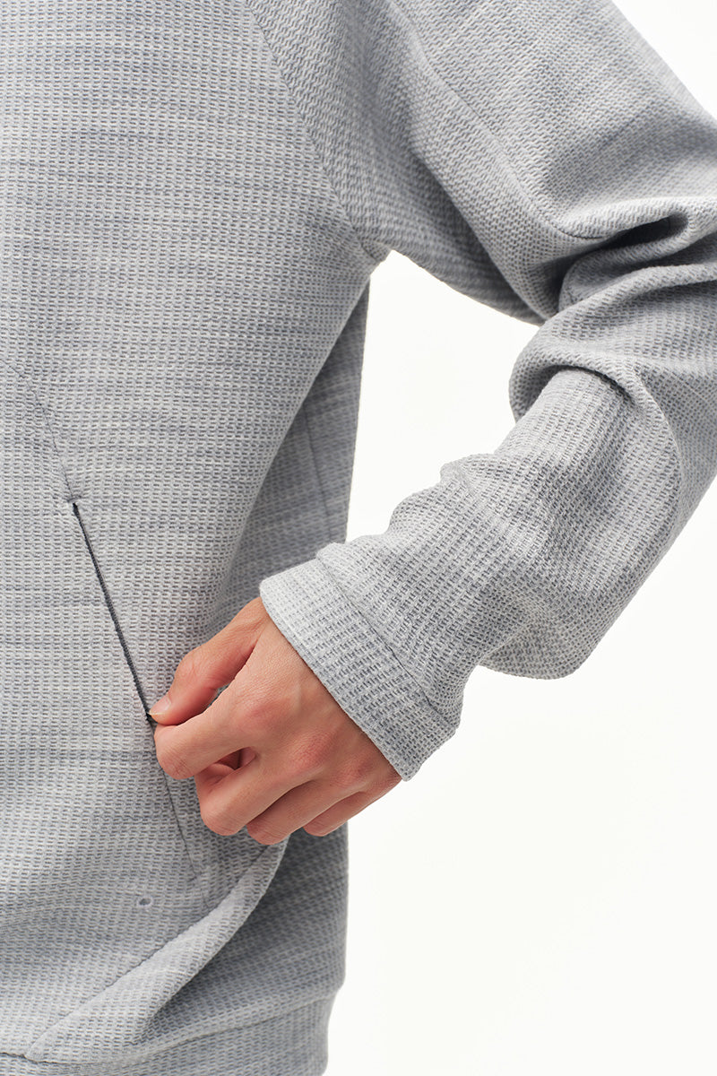 モックネック長袖スウェット NLBLAWY008
