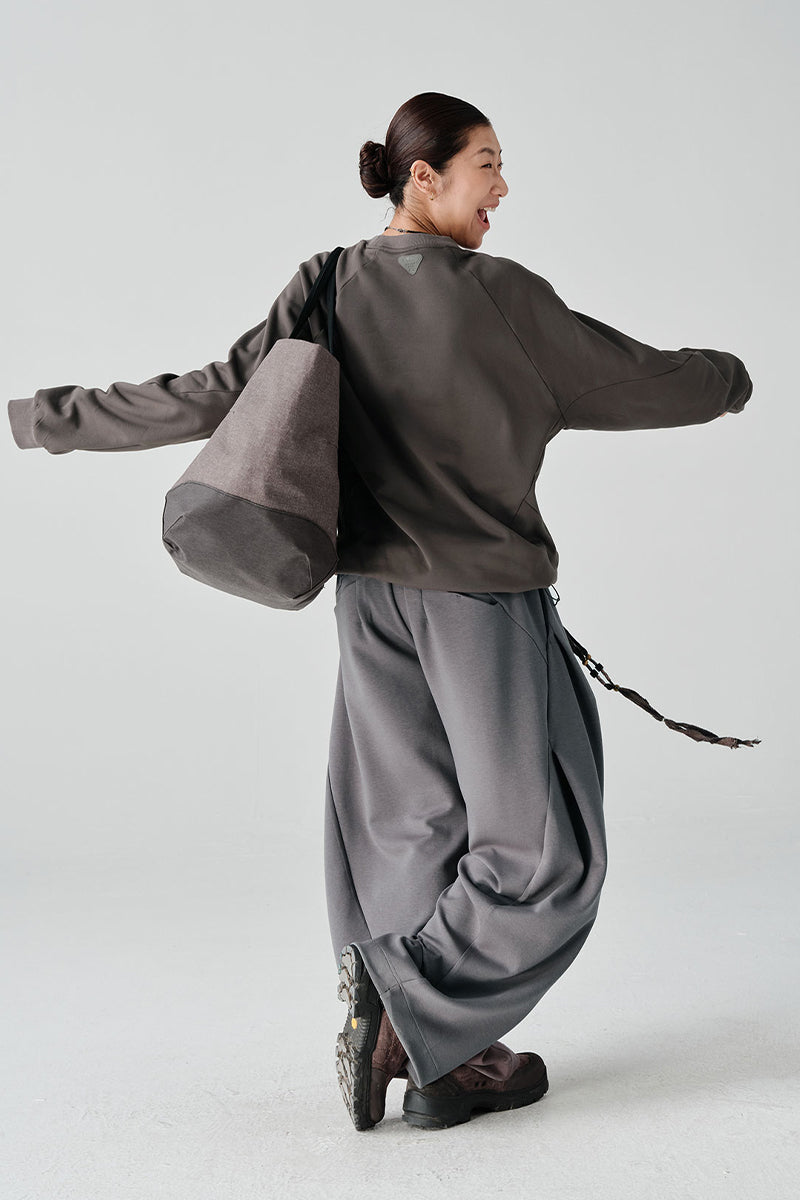 ジップポケット付き裏起毛シャツ25BLWY022