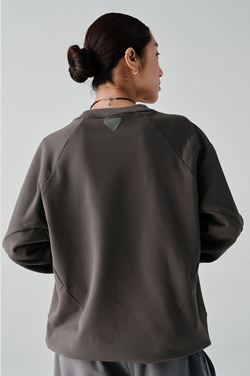 ジップポケット付き裏起毛シャツ25BLWY022