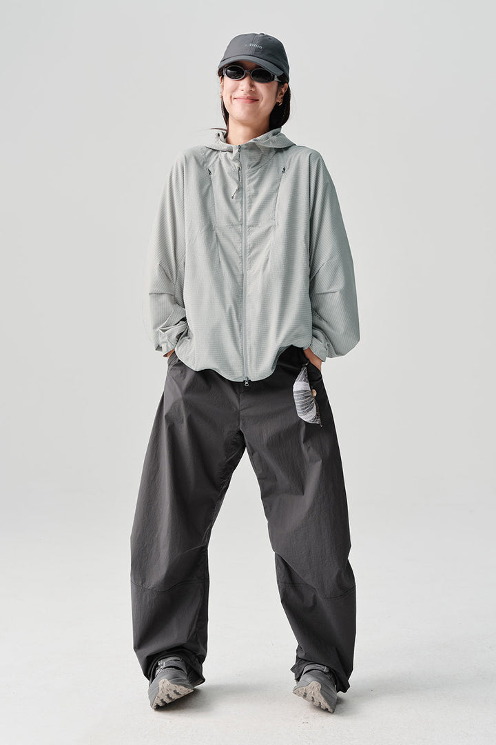 リップル生地フード付きアウターNLBLBJK004