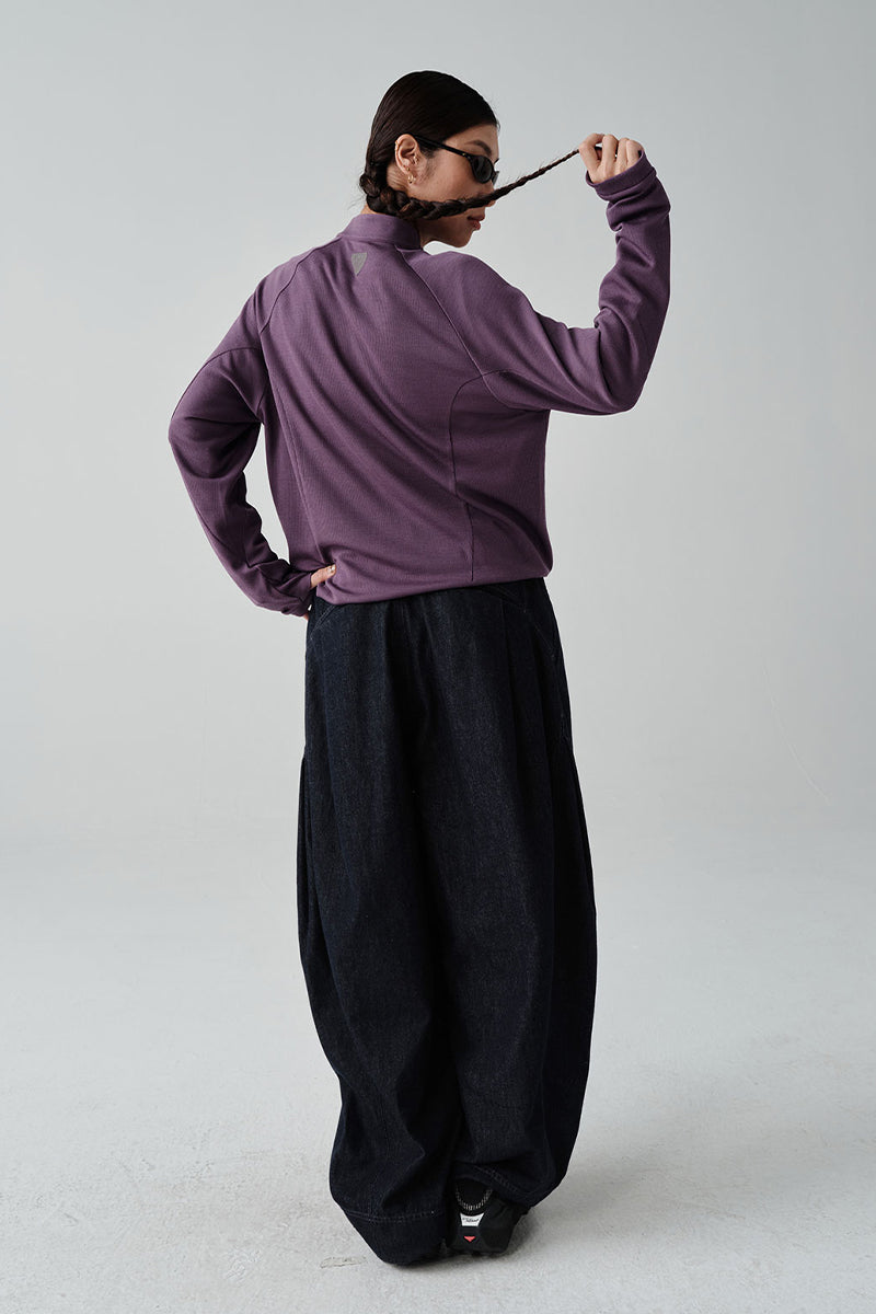 COOLMAXウールハーフジップTシャツNLBLCTX001