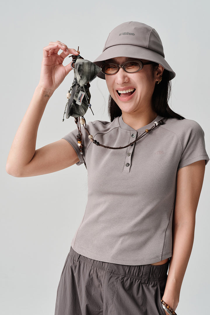 エコ素材チェック柄ミニポーチチャームNLBLAPS004