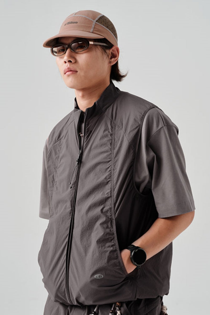 MICROFT撥水スタンドカラーベストNLBLDMJ004