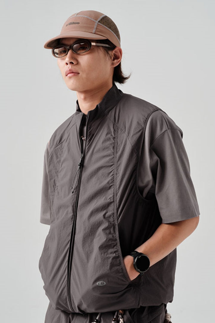 MICROFT撥水スタンドカラーベストNLBLDMJ004