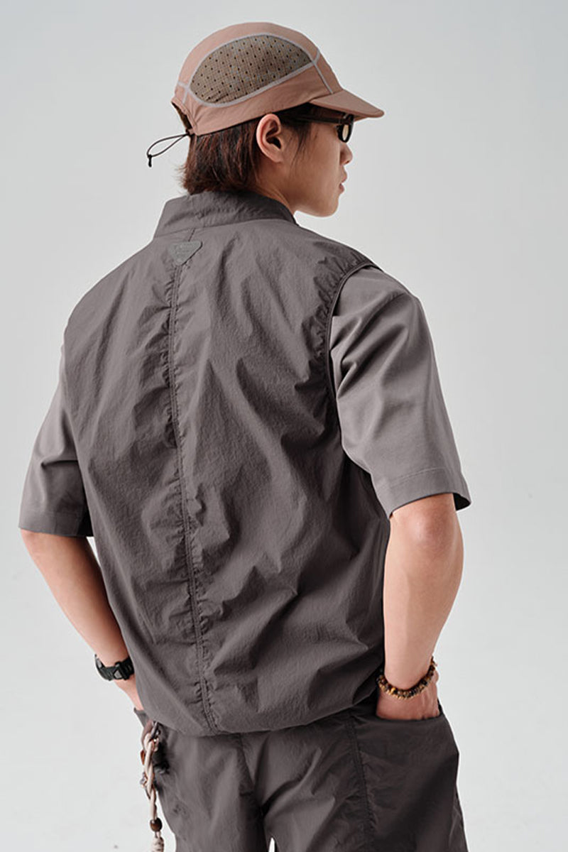 MICROFT撥水スタンドカラーベストNLBLDMJ004