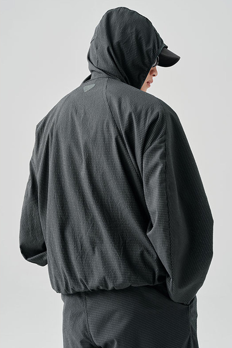 リップル生地フード付きアウターNLBLBJK004