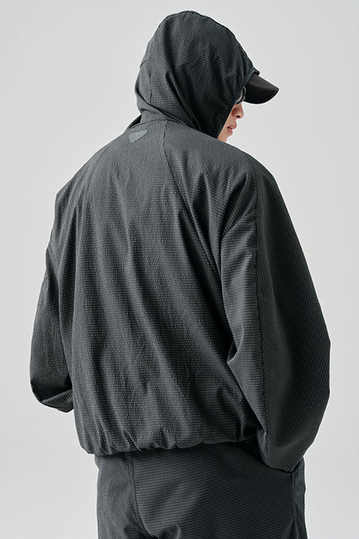 リップル生地フード付きアウターNLBLBJK004