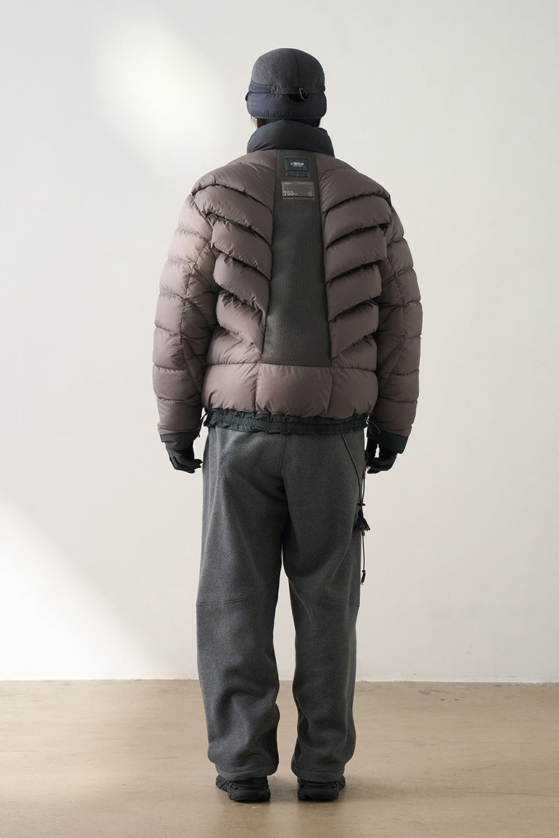 スタンドカラーロングスケールダウンジャケット25BLYR010