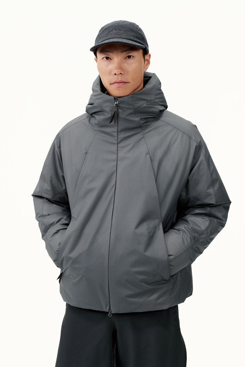 DryerDown 800FP Ultra-Lightweight Hooded Goose Down Jacket