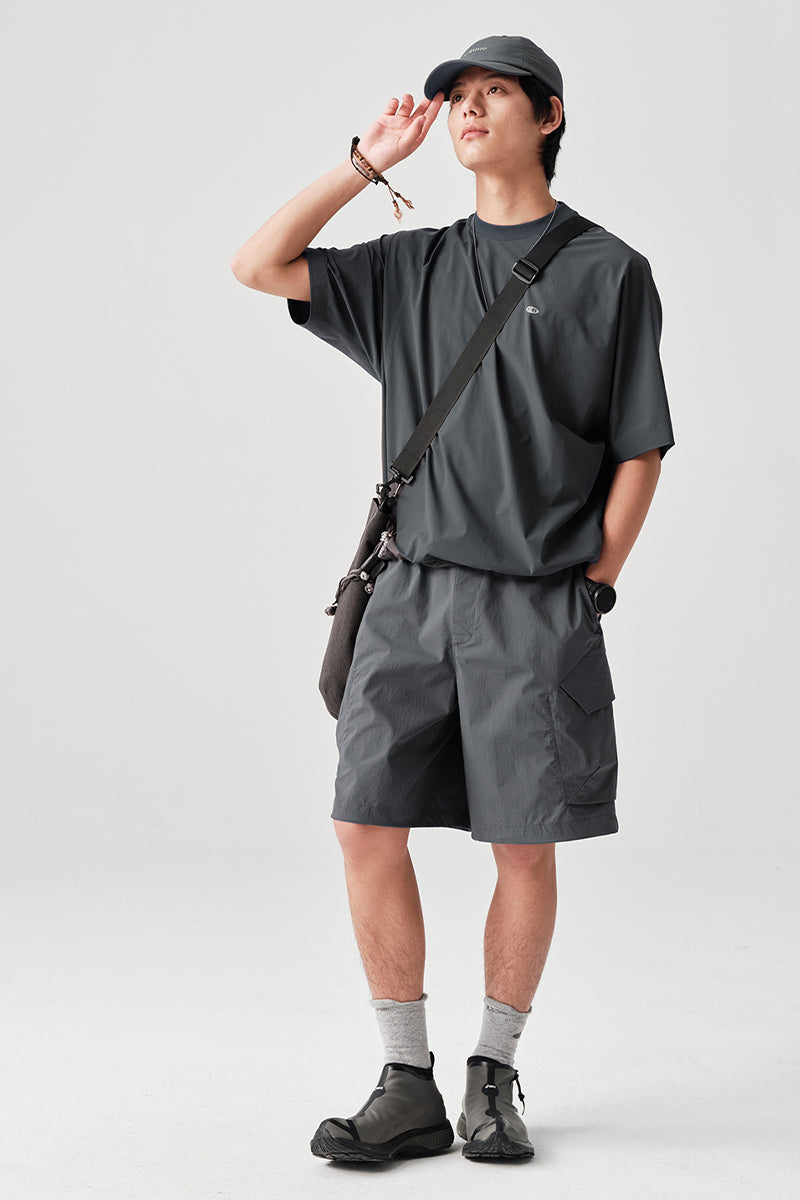 5分丈ポケット付きワークパンツNLBLADK004