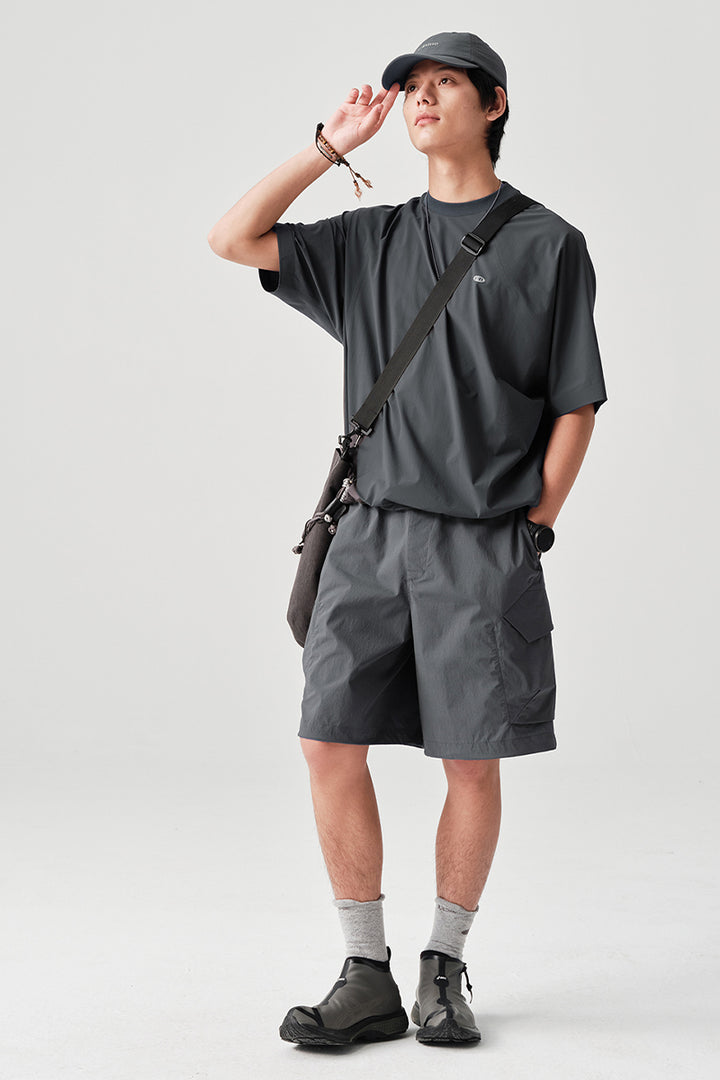 5分丈ポケット付きワークパンツNLBLADK004